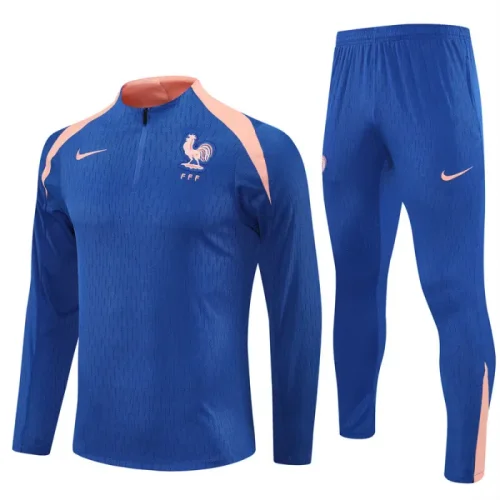 25/26 France kids training suit royal blue
