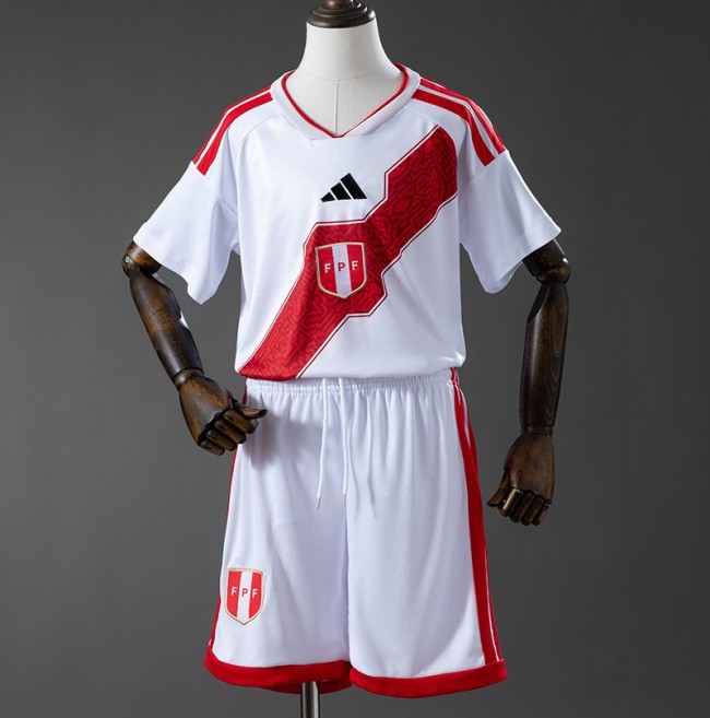 2026 Peru Home Kids Kit Jersey