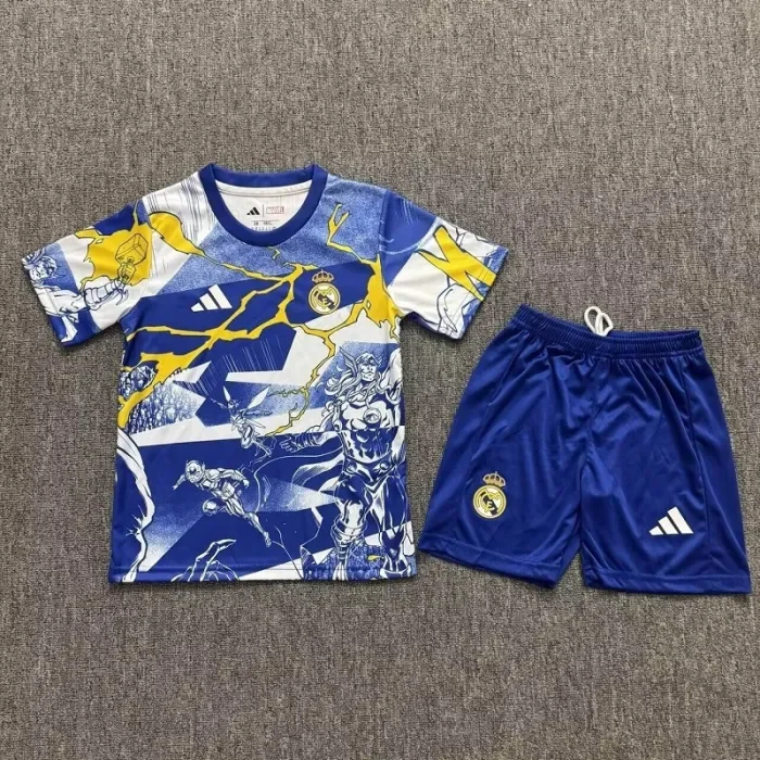 25/26 Real Madrid Marvel Special Edition kids kit