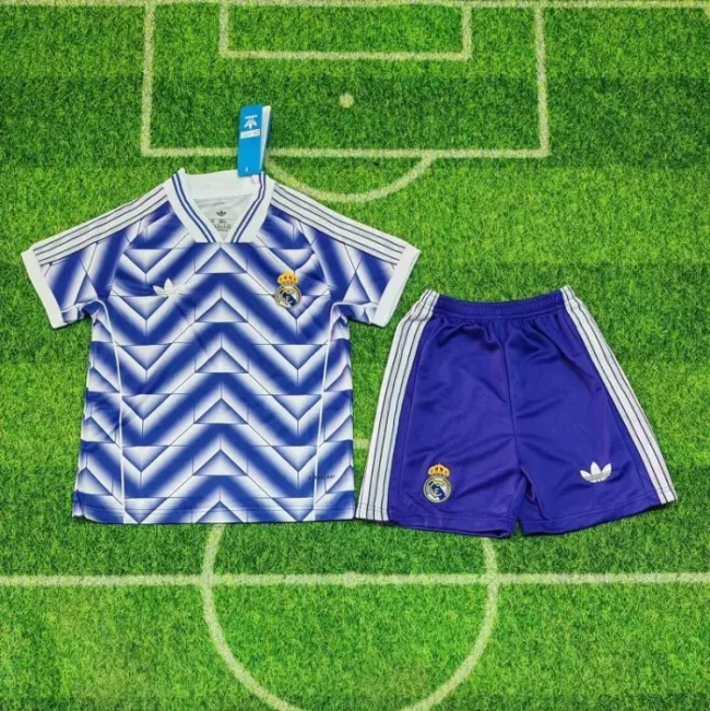 25/26 Real Madrid retro Clover Special Edition kids kit