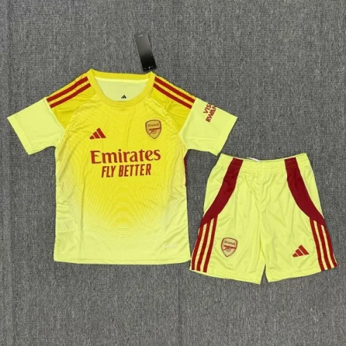 25/26 Arsenal goalkeeper Kids kit yellow