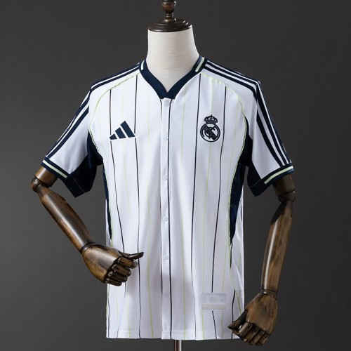25/26 Real Madrid baseball jersey