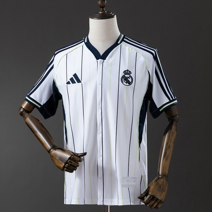 25/26 Real Madrid baseball jersey