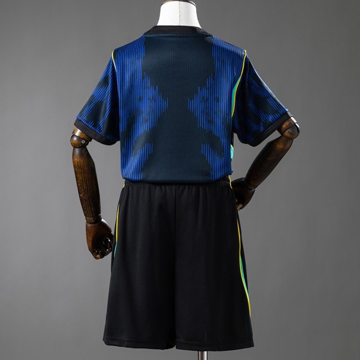 26/27 Brazil away kids kit football Jersey