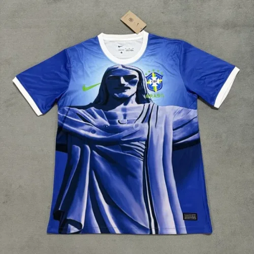25/26 Brazil Jesus blue football jersey