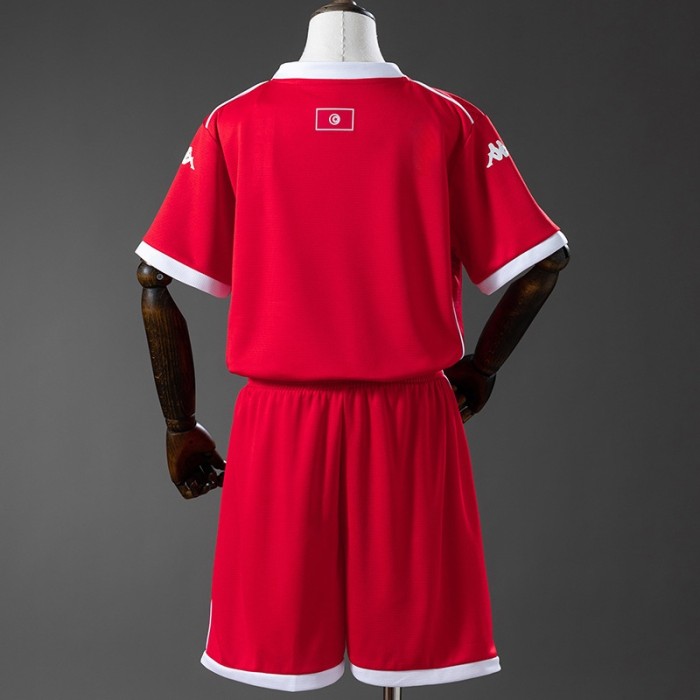 2026 Tunisia Home Kids kit  football Jersey