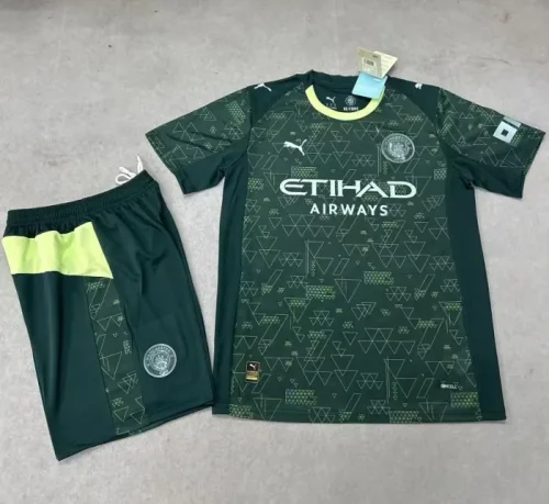 25/26 Manchester City fourth kids kit
