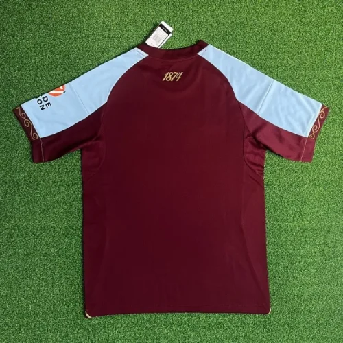 25/26 Aston Villa home football jersey