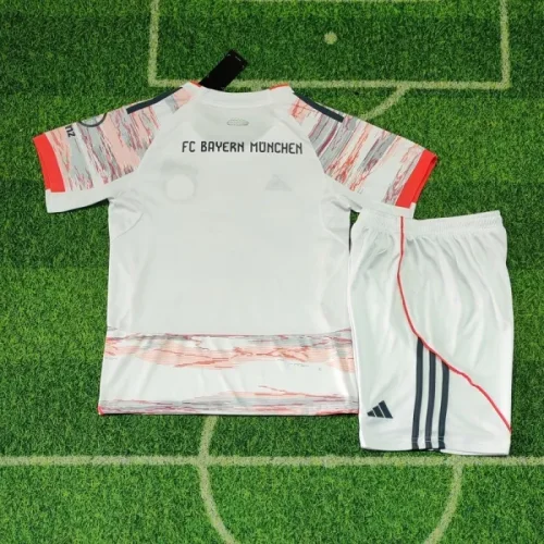 25/26 bayern munich away kids kit