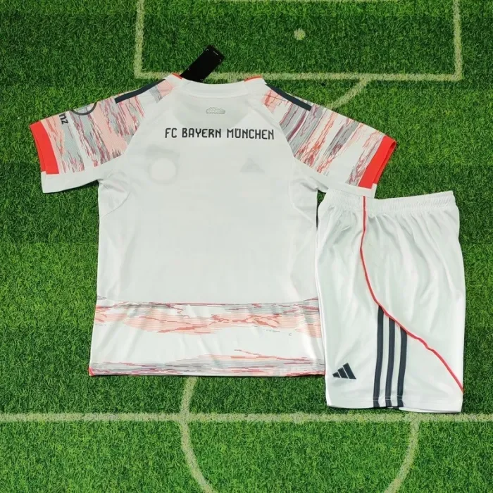 25/26 bayern munich away kids kit