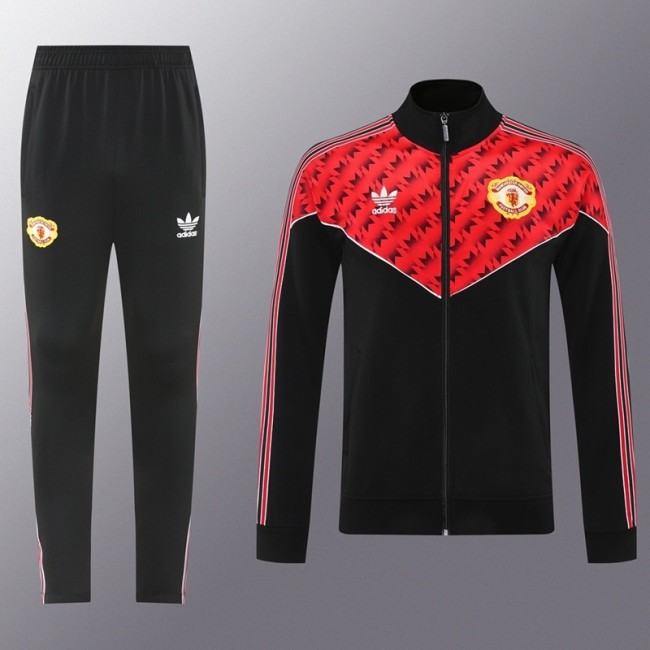 25/26 Manchester United Adult Red and black Jacket suit