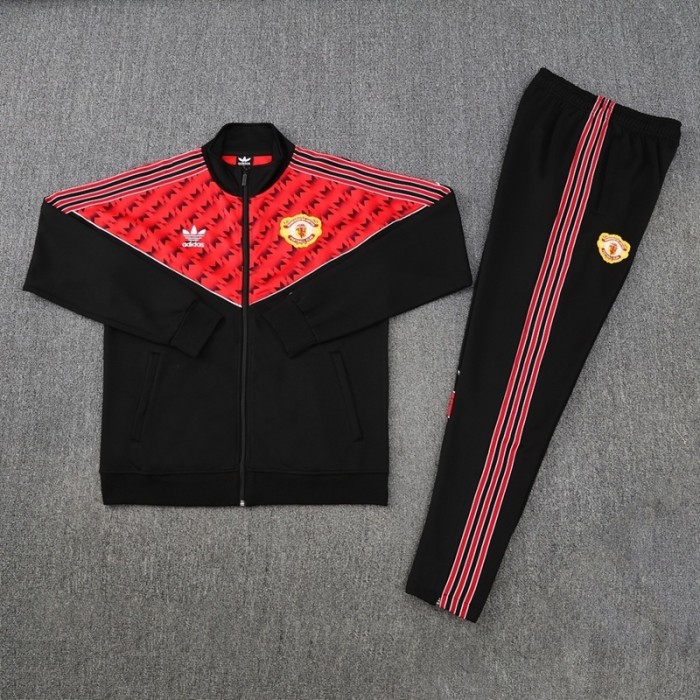 25/26 Manchester United Adult Red and black Jacket suit