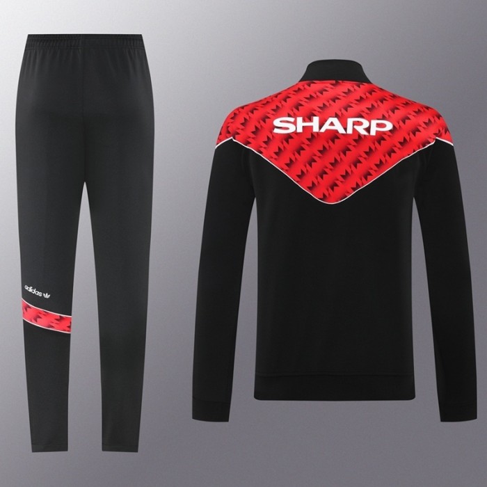 25/26 Manchester United Adult Red and black Jacket suit