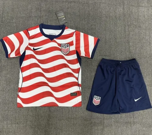 2026 USA home kids kit football Jersey