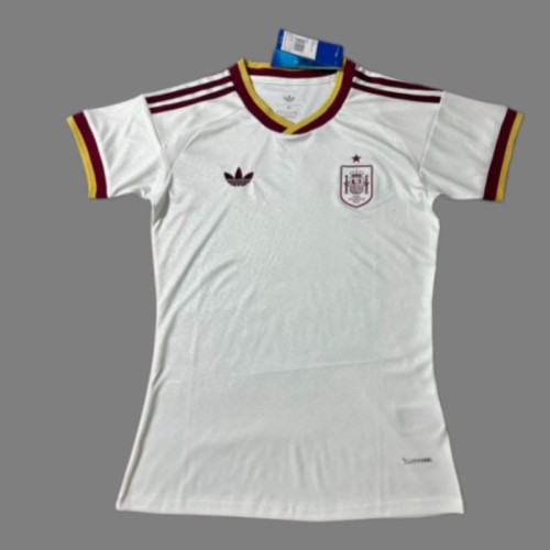 Copy 2026 Spain Away football Jersey female