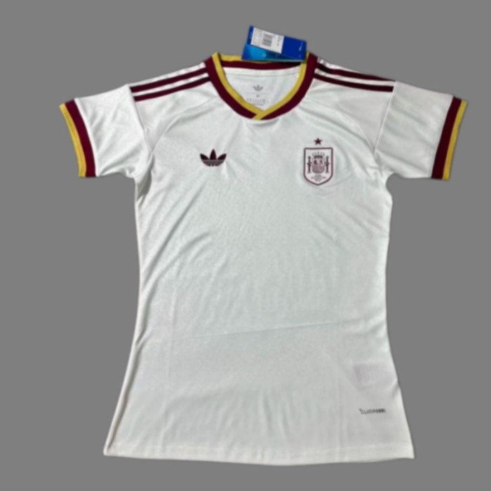 Copy 2026 Spain Away football Jersey female