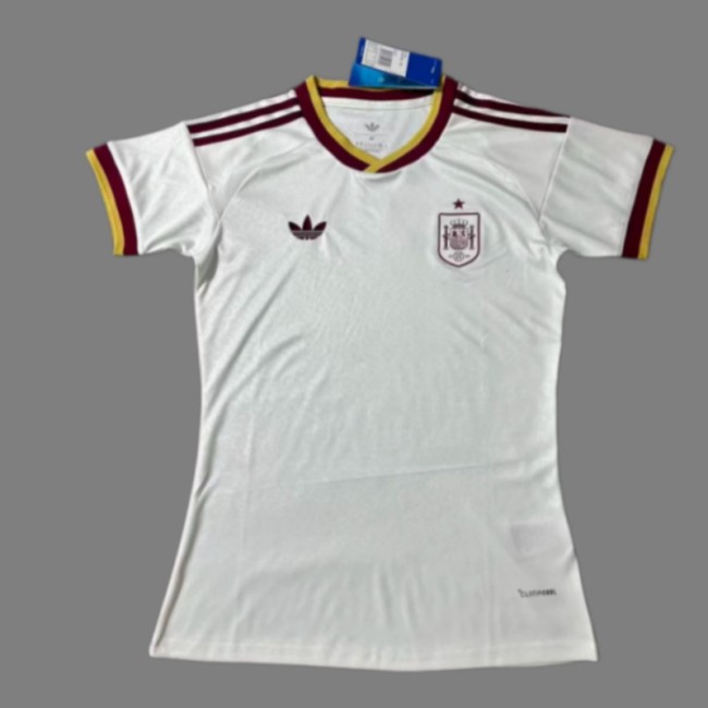 Copy 2026 Spain Away football Jersey female