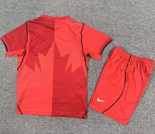 26/27 Canada home kids kit football Jersey