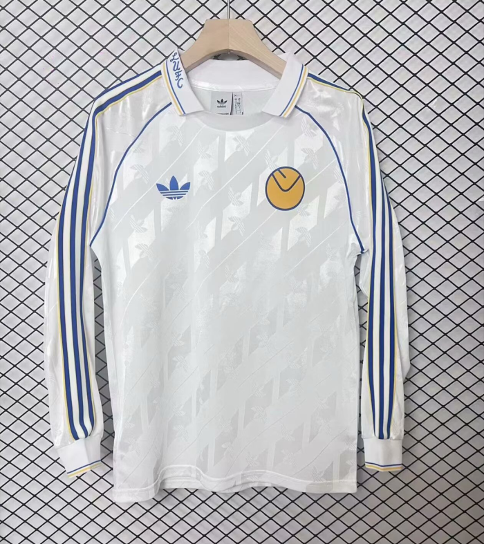 25/26 Leeds United Retro white  football jersey