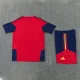 26/27 Spain short -sleeved training suit red