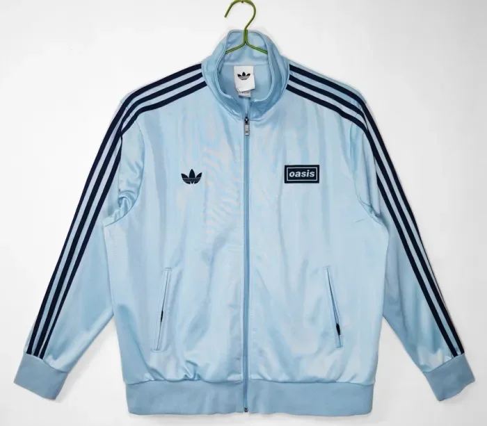 2026 Adidas x Oasis Touring sports jacket sky blue