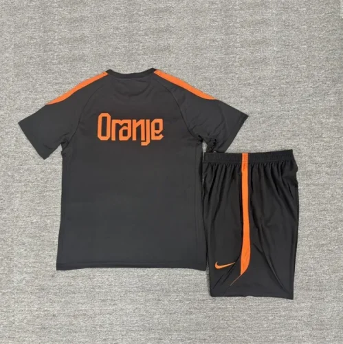 26/27 Netherlands kids short -sleeved training suit