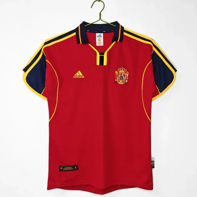 Retro 2000 Spain home football Jersey