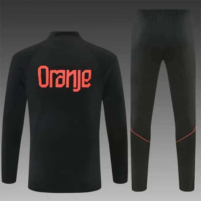 26/27 Netherlands kids training suit black