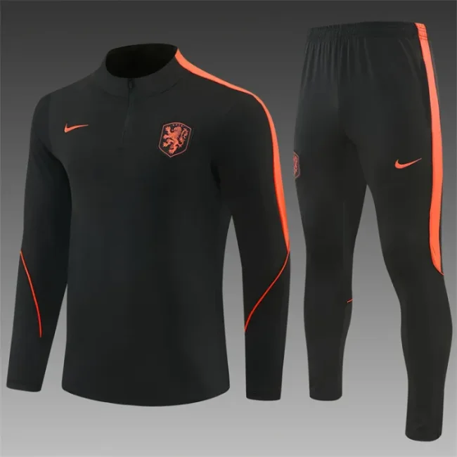 26/27 Netherlands kids training suit black