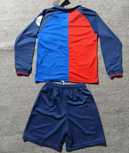 Retro 1899/1999 Barcelona 100th anniversary kids kit long sleeves
