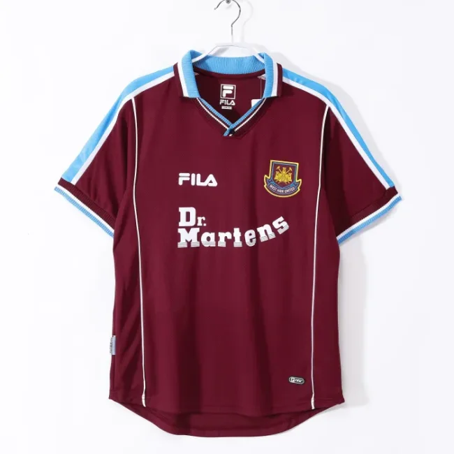 Retro 99/01 West Ham United home football Jersey