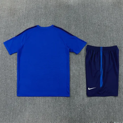 26/27 inter milan short sleeved Adult training kit blue