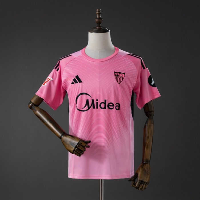 25/26 Sevilla Goalkeeper Pink Jersey