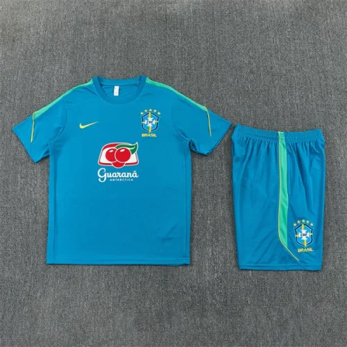 26/27 Brazil Short sleeve kids training suit