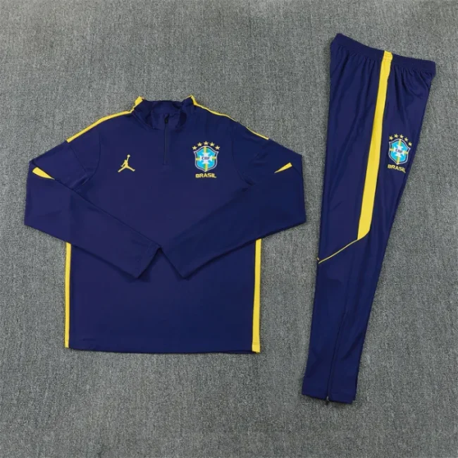 26/27 Brazil Jordan Kids training suit Royal Blue