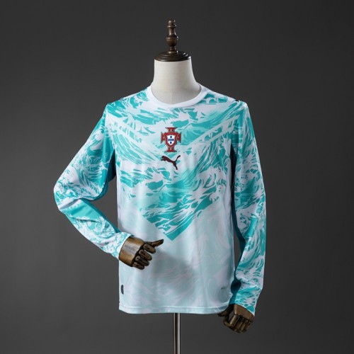 2026 Portugal Away football Jersey long sleeves
