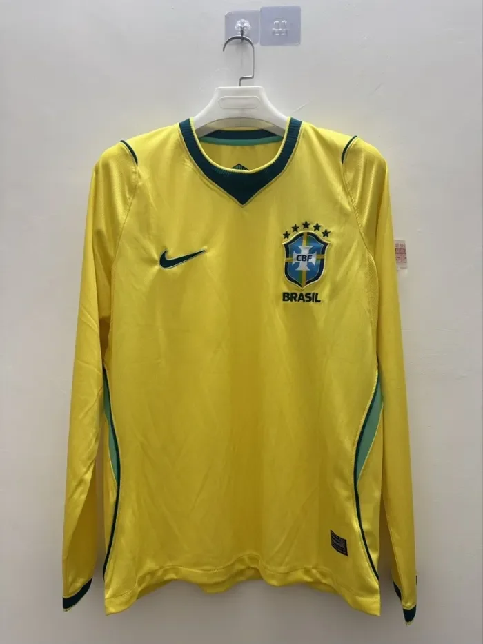 2026 Brazil home football jersey long sleeves
