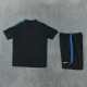 26/27 Atletico Madrid kids short -sleeved training suit black