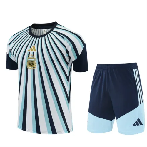 26/27 Argentina kids short -sleeved training suit