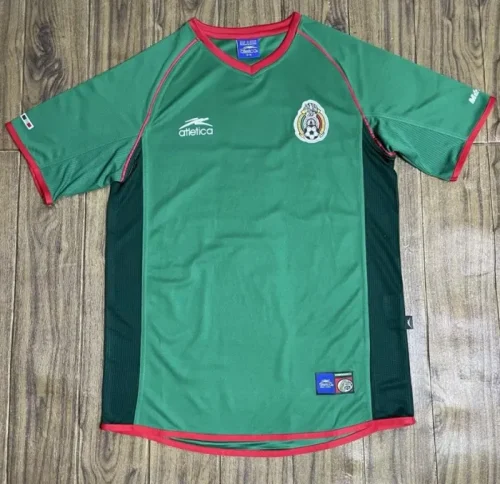 Retro 2002 Mexico home football Jersey