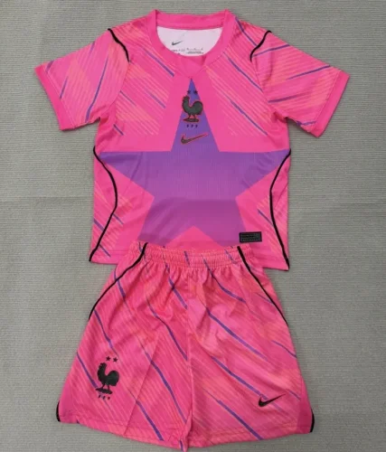 26/27 France goalkeeper Adult Set pink