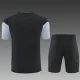 26/27 inter Miami kids short -sleeved training suit black