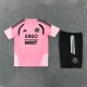 26/27 inter Miami kids short -sleeved training suit pink