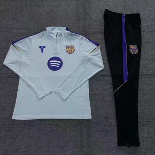 26/27 Barcelona Adult training suit light gray