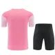 26/27 inter Miami kids short -sleeved training suit pink
