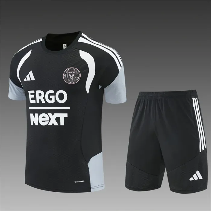 26/27 Inter Miami short -sleeved training suit black