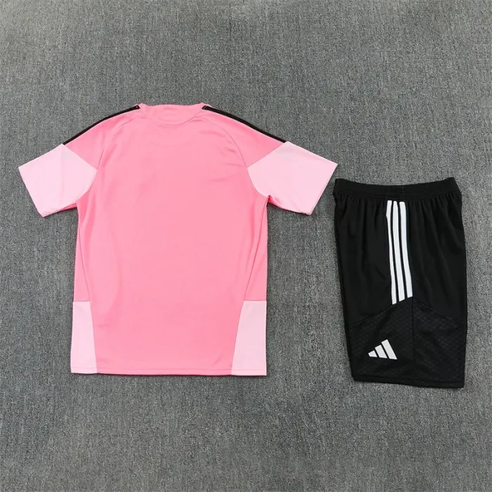 26/27 Inter Miami short -sleeved training suit pink