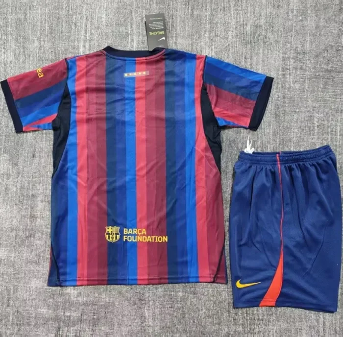 26/27 Barcelona home kids kit