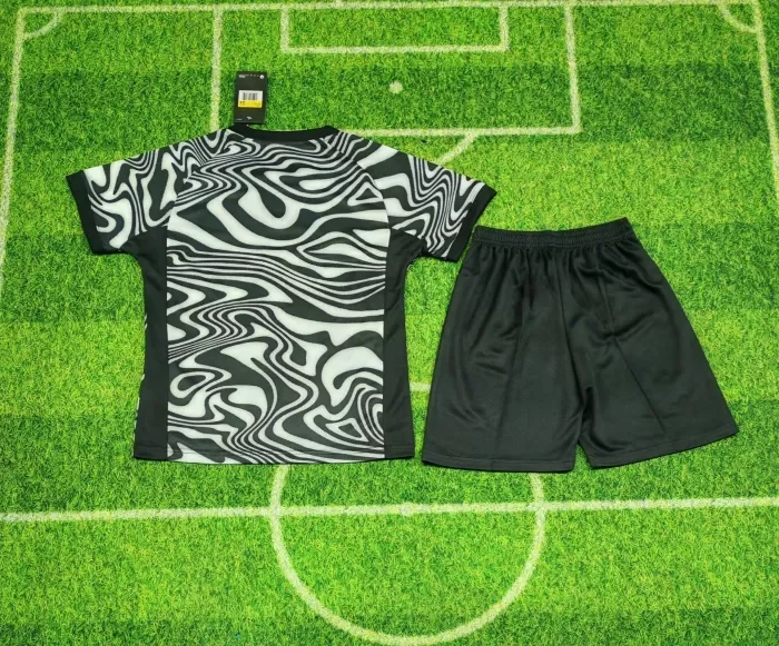 26/27 Brazil goalkeeper kids kit black
