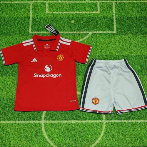 26/27 Manchester United home kids kit